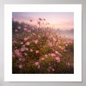 Cosmos at Quiet Dawn – Soft Morning Meadow  ポスター (正面)