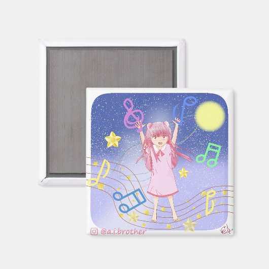 Cosmos Back to School Magnet マグネット (正面/裏面)