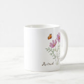 Cosmos Birth Month Flower コーヒーマグカップ (正面右)