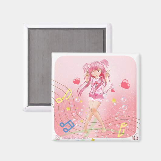 Cosmos Birthday Magnet マグネット (正面/裏面)