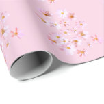 Cosmos Collage ラッピングペーパー<br><div class="desc">Collage of purity cosmos in pink perfect for any gift.</div>