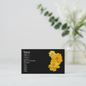 Cosmos (Cosmos sulphureus)フラワーズ名刺 名刺 (スタンド正面)