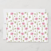Cosmos Floral Botanical Note Card ノートカード (正面)