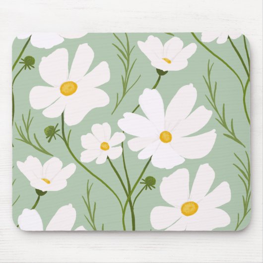 Cosmos floral mousepad  マウスパッド (正面)
