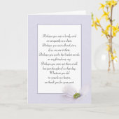 Cosmos Flower Sympathy Thank You from Family カード (黄色い花)