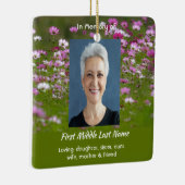 Cosmos Garden Flowers Memorial Keepsake  セラミックオーナメント (右)