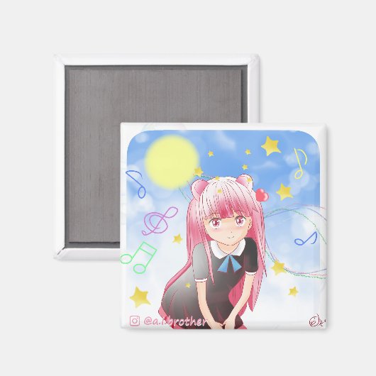 Cosmos Graduation Magnet マグネット (正面/裏面)