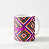 Cosmos-infinite Personalized Mug - Blue/Magenta コーヒーマグカップ (正面右)