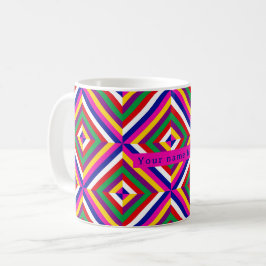 Cosmos-infinite Personalized Mug - Blue/Magenta コーヒーマグカップ