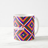 Cosmos-infinite Personalized Mug - Red/White コーヒーマグカップ (正面右)