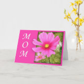 Cosmos Mother's Day Card (大プリント) カード (黄色い花)