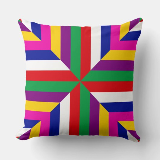 Cosmos-prototype - Green/Red – Balanced クッション (正面)