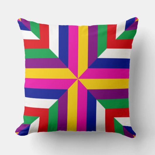 Cosmos-prototype - Magenta/Yellow – Balanced クッション (正面)