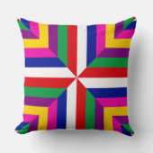 Cosmos-prototype - Red/White – Balanced クッション (正面)