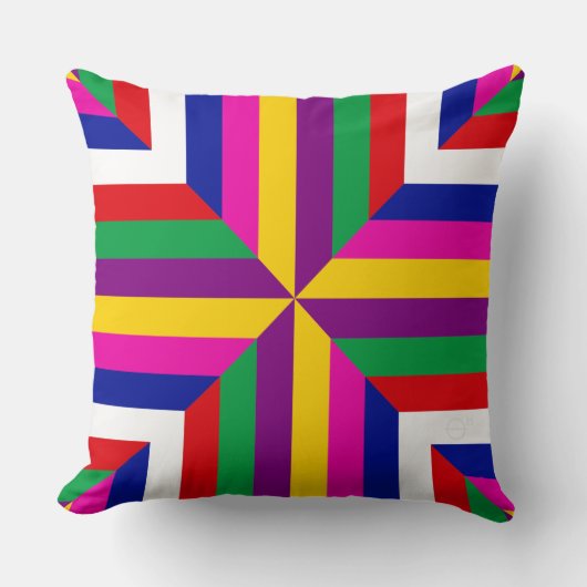 Cosmos-prototype - Yellow/Purple – Balanced クッション (正面)