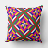 Cosmos-repeat - Red/Green Double Sided DIY クッション (正面)