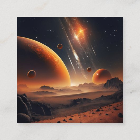 Cosmos Visitenkarte スクエア名刺 (裏面)