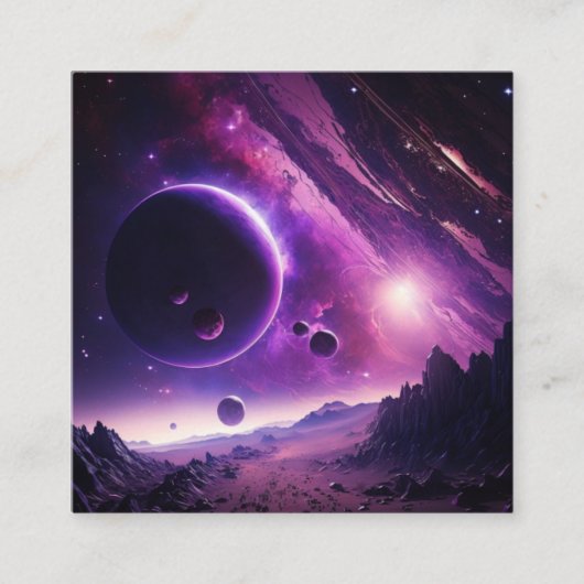 Cosmos Visitenkarte スクエア名刺 (正面)