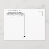 Cosmos with Beeはがき ポストカード (裏面)