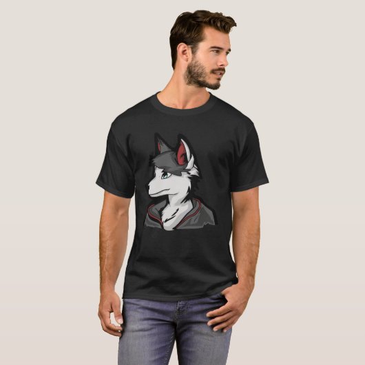 Cosplay Furries Fursona  Furry Fandom Tシャツ (正面フル)