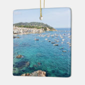 Costa Bravaスペイン名勝ブルー海旅行写真 セラミックオーナメント (左)