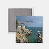 Costa Brava，スペインの風光明媚な写真 マグネット (正面/裏面)