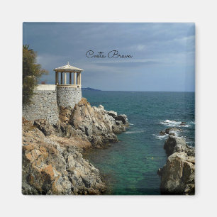 Costa Brava,スペインの風光明媚な写真 マグネット