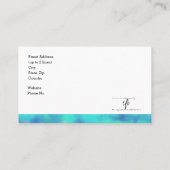 Costa Maya Bluesロゴ標準カスタマイズ 名刺 (裏面)