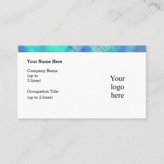 Costa Maya Bluesロゴ標準カスタマイズ 名刺 (正面)