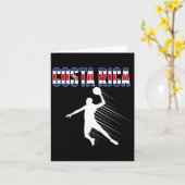 Costa Rica Bysketbyll Lovers Jersey Costa Rican By カード (黄色い花)