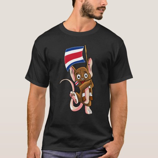 Costa Rica Fan Mouse Tシャツ (正面)