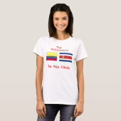 costa_rica_flag、colombian_flag、Tica、コロンビア… Tシャツ (正面フル)