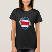 Costa Rica Flag Tシャツ (正面)