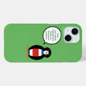 Costa Rica Flag Wildlife Penguin Personalized Gift Case-Mate iPhoneケース (裏面 (横))