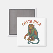 Costa Rica Monkey Magnet マグネット (正面/裏面)