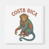 Costa Rica Monkey Magnet マグネット (正面)