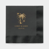 Costa Rica Passport 箔ナプキン (正面)