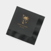 Costa Rica Passport 箔ナプキン (左)