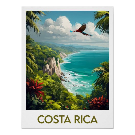 Costa Rica Poster ポスター (正面)