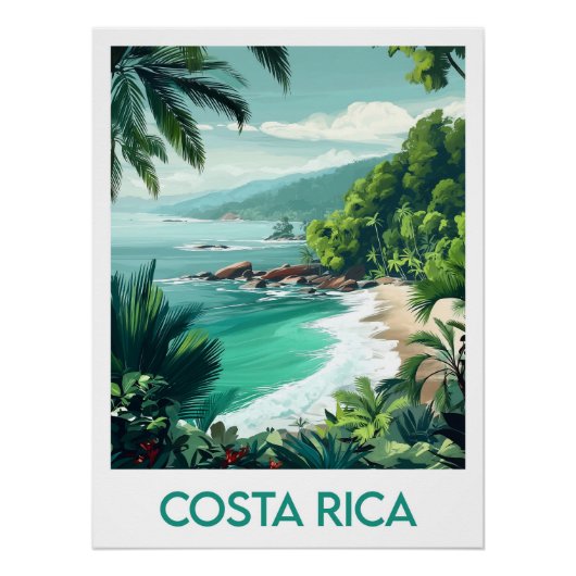 Costa Rica Poster ポスター (正面)