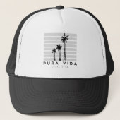 Costa Rica Pura Vida Palm Tree キャップ (正面)