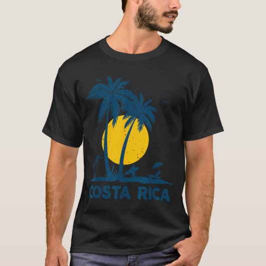 Costa Rica Souvenir Beach Tシャツ (正面)