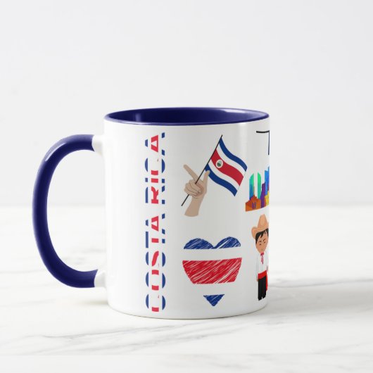 Costa Rica Travel Mug – Pura Vida Adventure マグカップ (左)