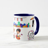 Costa Rica Travel Mug – Pura Vida Adventure マグカップ (正面右)