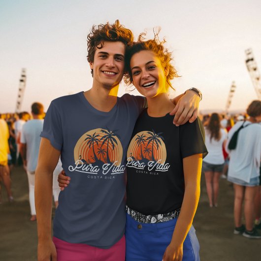 Costa Rica Tropical Pura Vida Souvenir T-Shirt Tシャツ