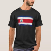 Costa Rican Flag Costa Rica  1 Tシャツ (正面)
