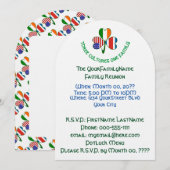 Costa Rican Irish American Shamrock Family Reunion 招待状 (正面/裏面)