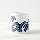 Costa Vorname Name blue Tasse Kaffeetasse コーヒーマグカップ (中央)