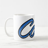 Costa Vorname Name blue Tasse Kaffeetasse コーヒーマグカップ (左)