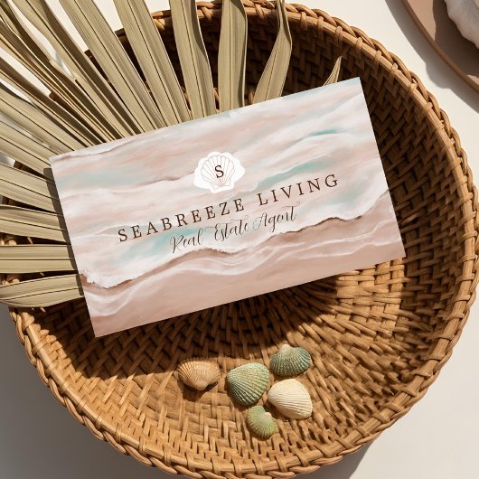 Costal Beach Seaside Properties Photo Real Estate 名刺